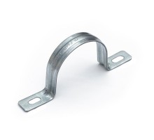 Скоба металлическая двухлапковая усиленная противопожарная СМДУ d48-50 мм (50 шт/уп) Промрукав  PR13.02418  Промрукав