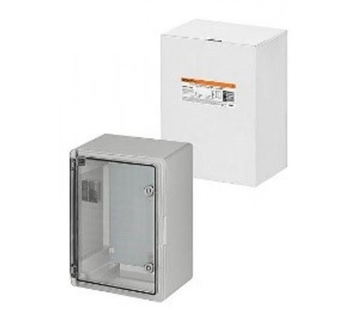 Бокс пластиковый навесной ЩМП-0-4, прозр. крышка, ABS, IP65, от -45 до +75 °С (400x300x210)  SQ0933-0223  TDM