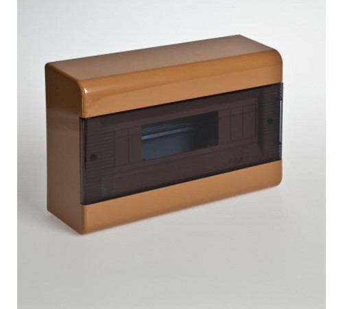 Щиток тусо о/п на 12 мод. с двер. 280х190х93мм (коричневый)  68012К  Рувинил