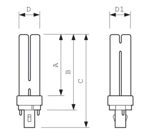 Лампа энергосберегающая КЛЛ MASTER PL-C 13W/840/2P 1CT/5X10BOX  927904884040  PHILIPS