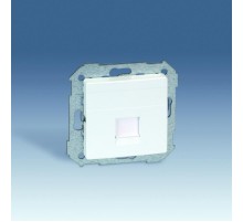 Simon 82 Адаптер со шторками на 1 коннектор UTP (RJ45), SYSTIMAX, S82, S82N, S82 Detail, слоновая кость  82008-31  Simon