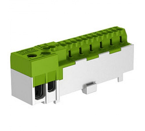 Клемма заземляющего провода, быстрозажимная, 12 контактов (зеленый)  2016260  OBO Bettermann