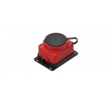 Колодка 1 гнездо 2К+З каучуковая 16А/250В IP44 Красная MultiSet  MST4403RD  SE