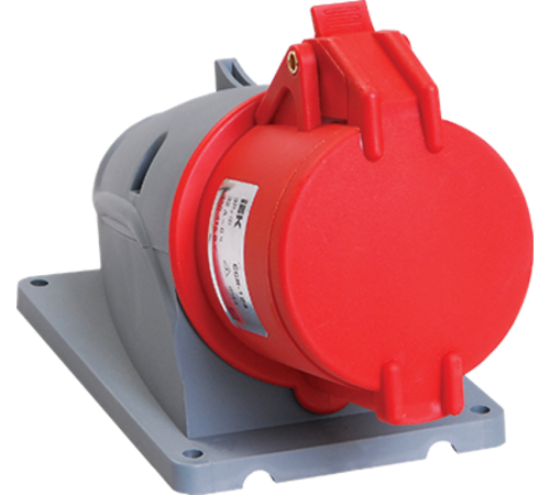 Розетка стационарная ССИ-125 32А-6ч/200/346-240/415В 3Р+РЕ+N IP44 MAGNUM  PSN12-032-5  IEK