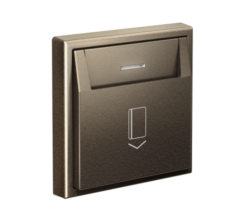 ArtGallery Мокко Выключатель карточный 10А, без задержки времени, быстрозажимные клеммы  GAL000614S  SE