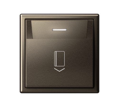 ArtGallery Мокко Выключатель карточный 10А, без задержки времени, быстрозажимные клеммы  GAL000614S  SE