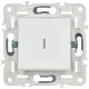 SKANDY Выключатель 1-клавишный с индикацией 10А SK-V07W арктический белый  SK-V10-1-10-K01  IEK