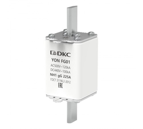 Предохранитель YON ножевого типа FG1 с одинарной индикацией 225А  1FG01-0225  DKC
