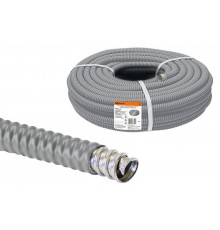 Металлорукав в ПВХ-изоляции Р3-Ц-П 32 серый без протяжки (20м)  SQ0407-0432  TDM