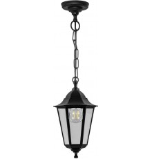 Светильник садово-парковый НСУ 04-60-001 60W 230V E27 670*146мм черный, подвесной, 4-х гранник  32255  FERON