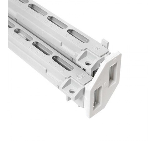 Держатель двойной для установки шин N/PE (без шин)  nv-bh-2  EKF