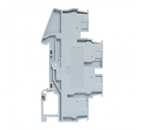 Клеммная колодка пружинная двухуровневая 4 Push-in серая PIT-4-double  EKF