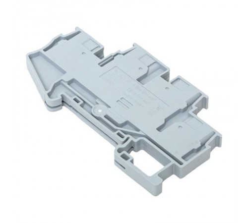 Клеммная колодка пружинная двухуровневая 4 Push-in серая PIT-4-double  EKF