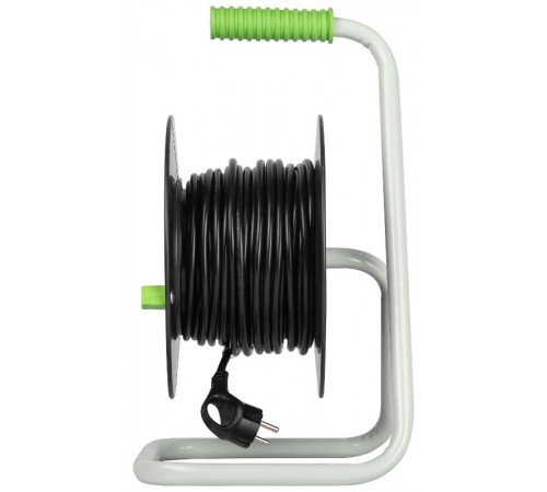 Удлинитель силовой ЭРА GREEN LINE KAT-3x1-20m Greenline на катушке пластик 4 розетки с заземлением 20м ПВС 3x1мм2   Б0065130  ЭРА