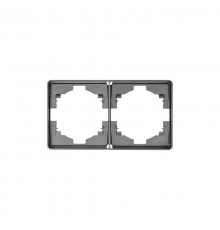 Рамка ROUND 2-постовая титан  KR-78-0752-2  Kranz