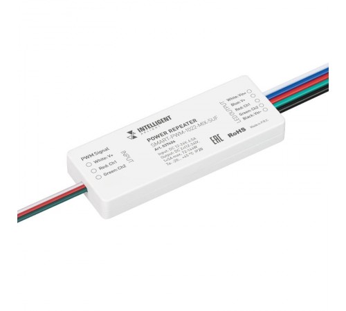 INTELLIGENT ARLIGHT Усилитель SMART-PWM-1022-MIX-SUF (12-24V, 2x3A) (IARL, IP20 Пластик, 5 лет)  037406  Arlight
