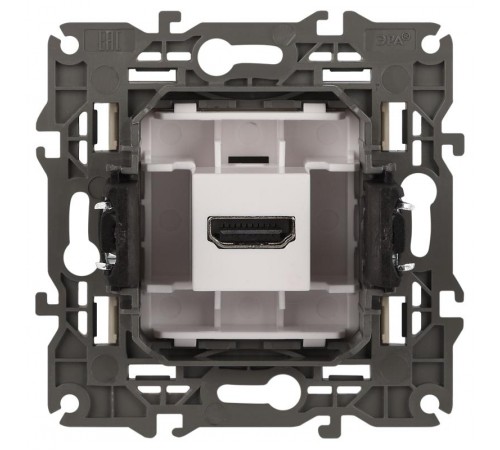 14-3114-02 Розетка HDMI, IP20, Эра Elegance, сл.кость  Б0034333  ЭРА