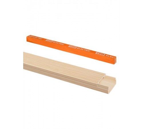 Кабель-канал 20х10 (9 шт по 1 м) "ЭКО" 3D сосна (розн.упак.)  SQ0402-4304  TDM