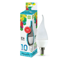 Лампа светодиодная LED-СВЕЧА НА ВЕТРУ-standard 10Вт 230В Е14 4000К 900Лм  4690612024592  ASD
