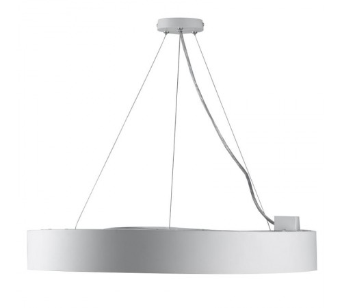 Светильник светодиодный Geometria Ring SPO-134-W-40K-056 56Вт 4000К 4200Лм IP40 800*800*80 белый подвесной  Б0050564  ЭРА