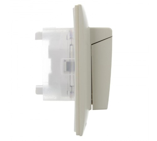 SKANDY Розетка 2-местная с кр. 16А в сб IP44 SK-R12B бежевый  SK-R26-16-44-K10-F  IEK