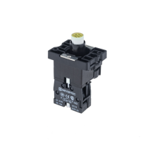 Основание с модулем подсветки, 1NO блок-контакт, желтый, 24V AC/DC, пласт. MTB2-EW615  43322  ОВЕН