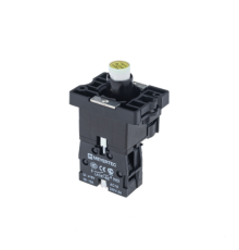 Основание с модулем подсветки, 1NO блок-контакт, желтый, 220V AC/DC, пласт. MTB2-EW635  43332  ОВЕН