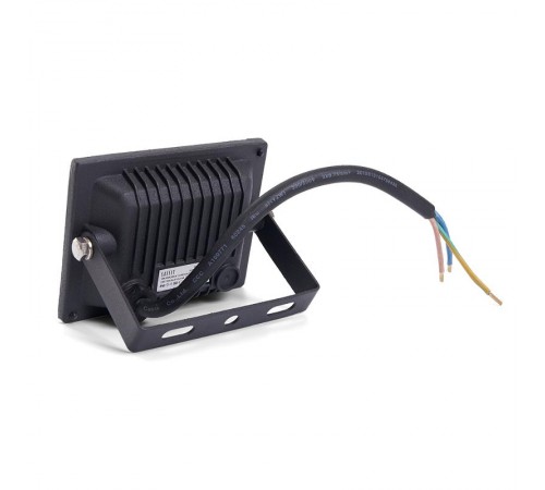 Прожектор светодиодный SFL90-10 2835SMD 10W 4000K AC220V/50Hz IP65, черный в компактном корпусе 105*27*85mm  55074  SAFFIT