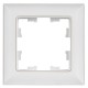 BRITE Рамка 1-местная РУ-1-БрАБ арктический белый/белый   BR-M12-12-K91  IEK