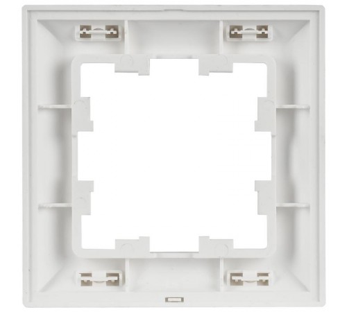 BRITE Рамка 1-местная РУ-1-БрАБ арктический белый/белый   BR-M12-12-K91  IEK