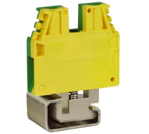 TEC.6/D, зажим для заземления желт.зелен 6 кв.мм  ZTE120  DKC
