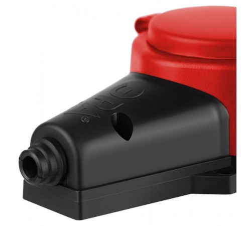 Колодка  KX-2e-RED-IP44 каучуковая с заземлением 2 розетки 16A IP44 красная  Б0068443  ЭРА