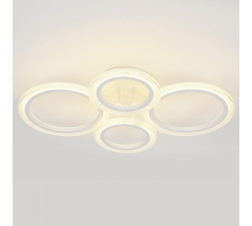 Светильник потолочный светодиодный  Модерн Ring CLL-1-59-RC WH с ДУ 59W 3000-6500К белый  Б0069748  ЭРА