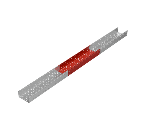 Лоток перф. 100х200х0,7 L2000 мм "Стандарт ПЛЮС" INOX304  LPEplus100-200-0.7-2000 INOX304  КМ-Профиль