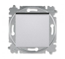 ABB Levit Серебро / дымчатый чёрный Переключатель кнопочный 1-кл.  3559H-A86445 70W  2CHH598645A6070  ABB