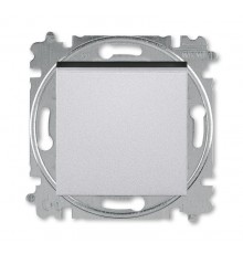 ABB Levit Серебро / дымчатый чёрный Выключатель 1-кл.  3559H-A01445 70W  2CHH590145A6070  ABB