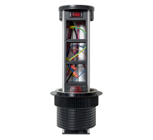 Встраиваемая мини-колонна с беспроводной зарядкой 15Вт, 6 модулей C-Line  cl-vmkwc-6-s  EKF