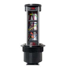 Встраиваемая мини-колонна с беспроводной зарядкой 15Вт, 6 модулей C-Line  cl-vmkwc-6-s  EKF