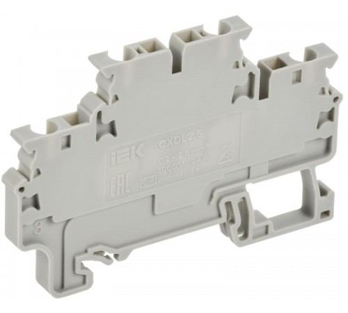 ARMAFIX Клемма пруж. 2 уровня CXDL2.5  AF-CT40-00-2-K03-002  IEK