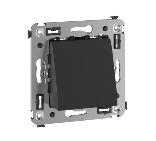 Вывод кабеля из стены "Avanti", "Черный матовый"  4412983  DKC