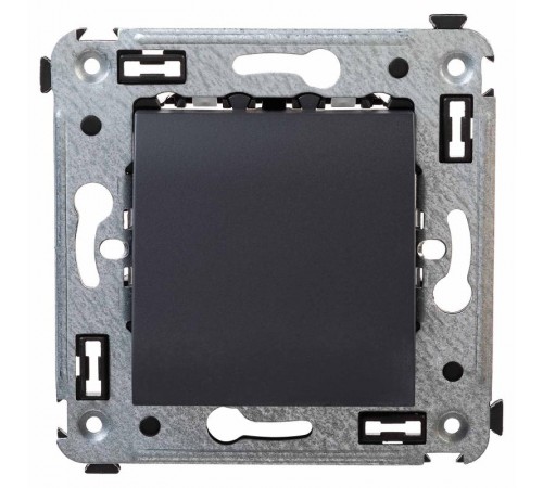 Вывод кабеля из стены "Avanti", "Черный матовый"  4412983  DKC