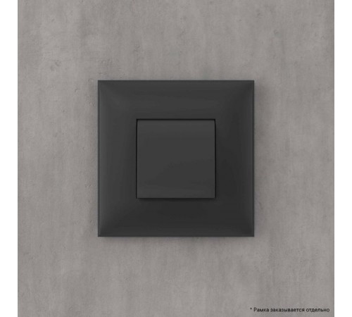 Вывод кабеля из стены "Avanti", "Черный матовый"  4412983  DKC