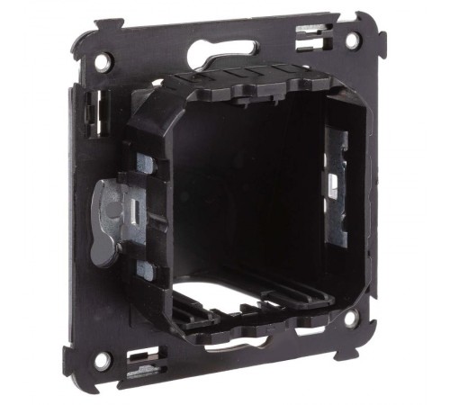 Вывод кабеля из стены "Avanti", "Черный матовый"  4412983  DKC