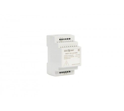 SKAT-24-1.0 DIN источник питания 24В 1,3А АКБ внеш. 2х4,5-12Ач ток заряда 1,0-Iнагр.  598  Бастион