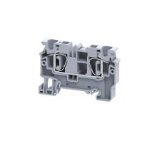 Клемма проходная пружинная OptiClip CX-6-I-41A-(0,2-6)-серый  289715  КЭАЗ