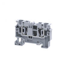 Клемма проходная пружинная OptiClip CX-6-I-41A-(0,2-6)-серый  289715  КЭАЗ