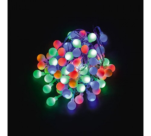 Светодиодная гирлянда CL55 фигурная 5м +1.5м 230V разноцветная c питанием от сети  26761  Feron
