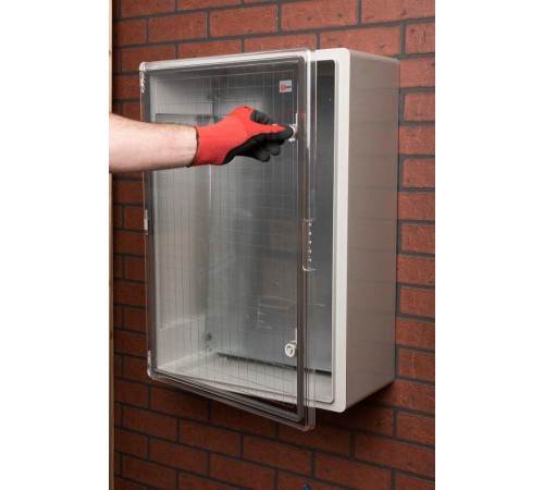 Щит пластиковый с монтажной платой прозрачная дверь (ВхШхГ) 700х500х250мм IP65 PROxima  PBT65MP009  EKF