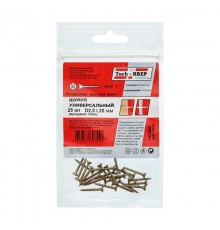 Саморез ШУж 2,5х20 пот. гол. (25 шт) - пакет ( 0,015 кг)  102469  Tech-KREP