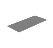 Крышка лотка 500х1,0 L3000 мм "ПЛЮС" HD  KLplus500-1.0-3000 HD   КМ-профиль